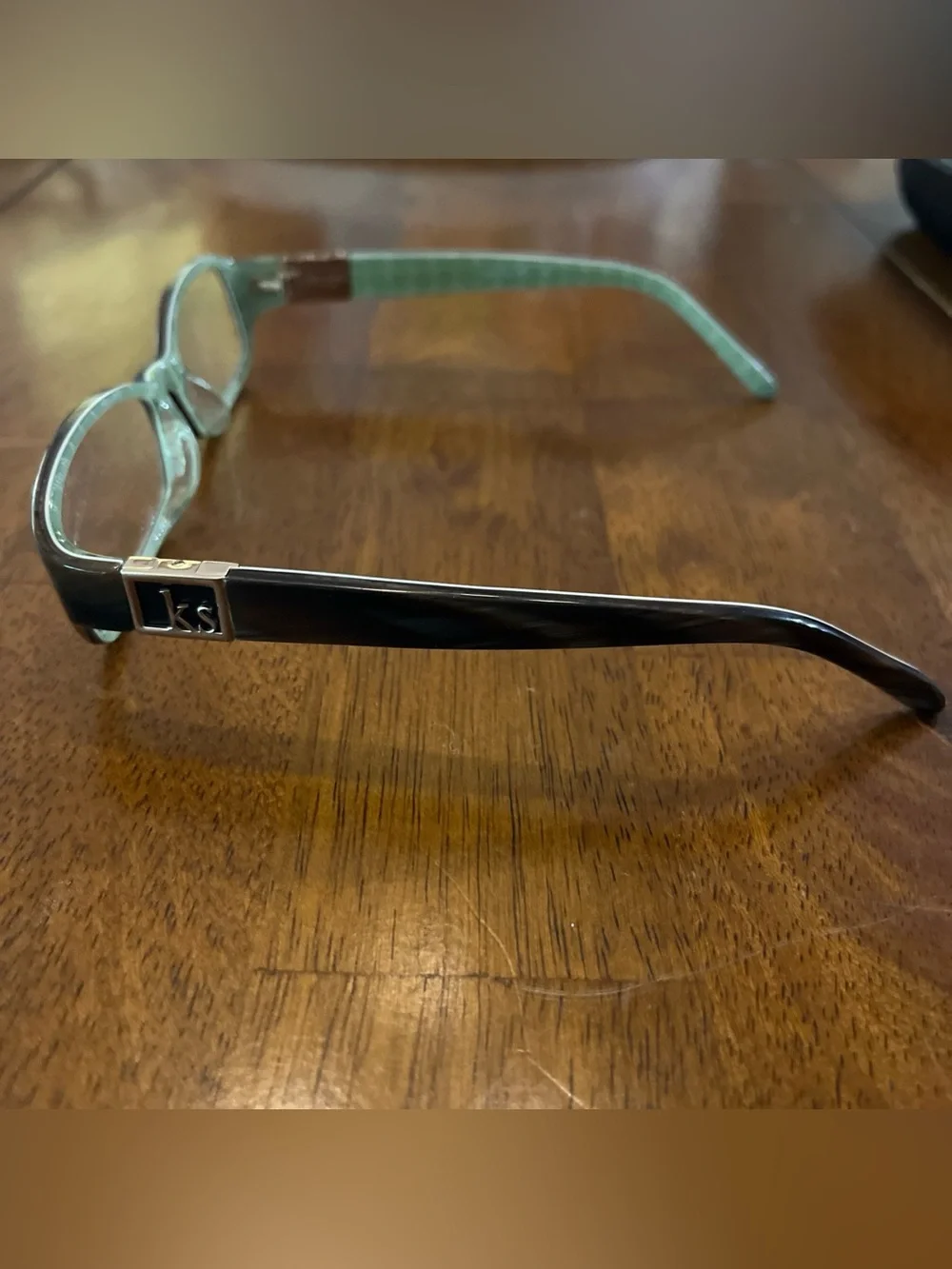 Kate Spade Florence 0JDJ Brown Green Rectangle Eyeglasses Plastic Frame 130 RX